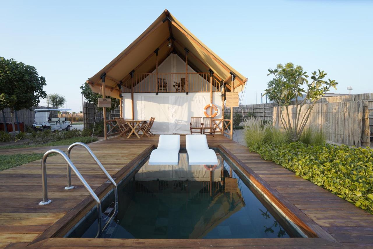 Bab Al Nojoum Hudayriyat Camp Hotell Abu Dhabi Exteriör bild